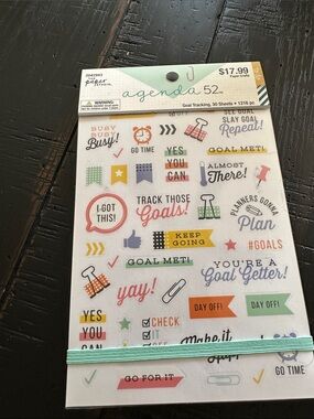 Agenda 52 Planner Sticker Pack - Mint & Multicolor